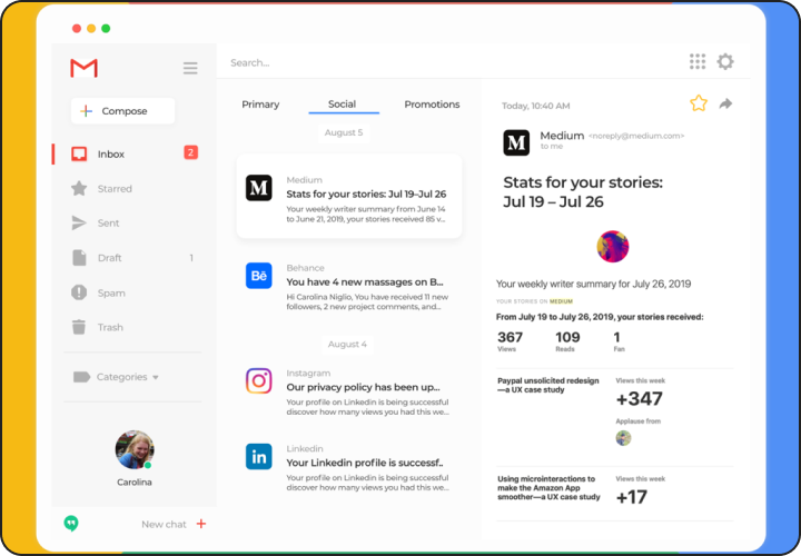 Gmail Redesign